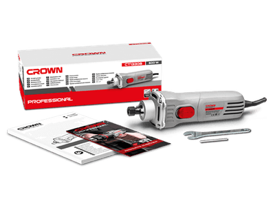 CROWN ,CT13308, Die Grinder, 600W, 6mm, Short Neck; CT13308_img_1