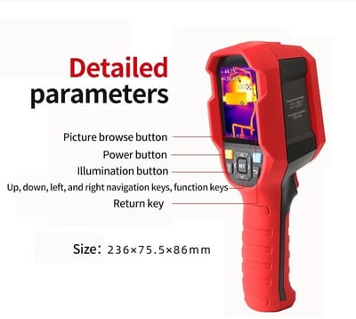 UNI-T Infrared Thermal Imager -20°C~ 550°C (4°F~1022°F) Model UTi260B_img_5