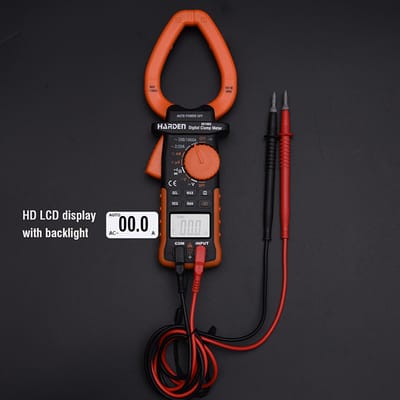 Harden 1000A Digital Clamp Multimeter (Max~1000A) AC DC LCD Display Power Tester Clamp Ampere Meter Digital Clamp Multimeter 661003_img_5