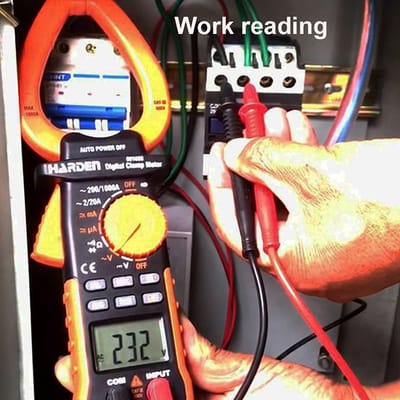 Harden 1000A Digital Clamp Multimeter (Max~1000A) AC DC LCD Display Power Tester Clamp Ampere Meter Digital Clamp Multimeter 661003_img_6
