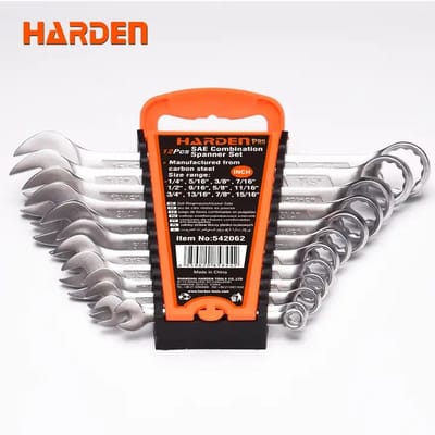 Harden 12pcs Inch system Combination Spanner Set Hand Tool Set For Car Repair 542062_img_0