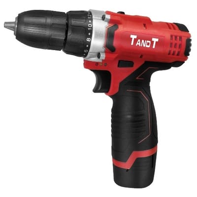 TANDT ,TT10012V , Cordless Drill & Screwdriver, 12v, 10mm, including Battery & Charger Model : TT10012V_img_0