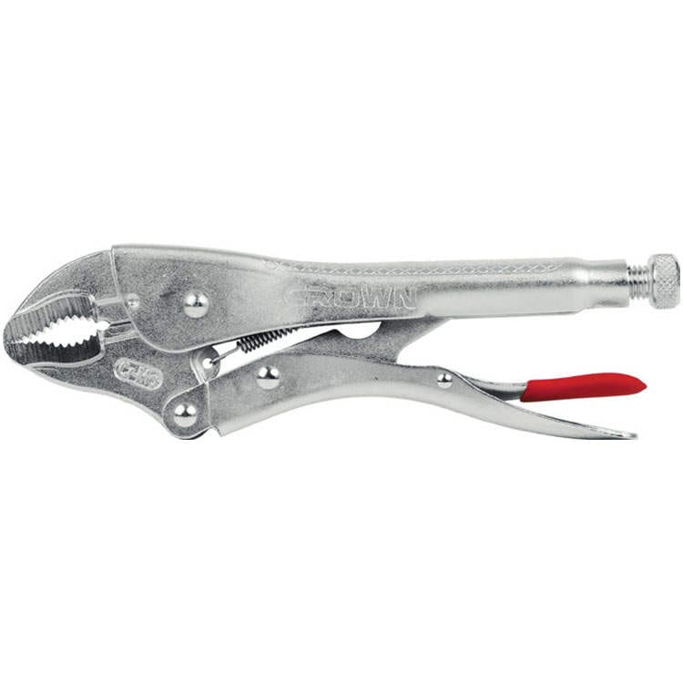 CROWN Professional Locking grip plier ( 5" curved jaw | 6.5" Straight Jaw | 9.5" Straight Jaw ),Cr-V; CPHPL-GRA05