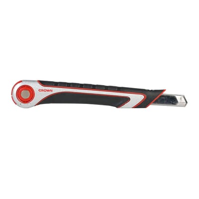 CROWN Professional Snap-Off Knife, 9mm, Zinc alloy+TPR, SK5; CPHKN-SOC09_img_2