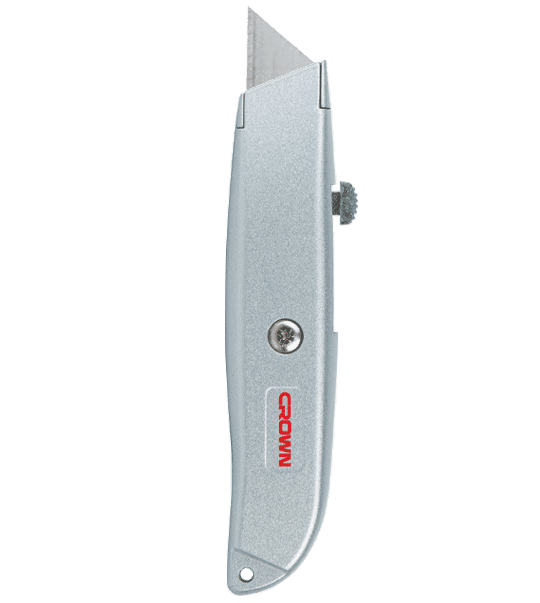 CROWN Professional Retractable knife Anti Cutter Utility knife, Zinc alloy; CPHKN-RTB6