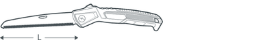 CROWN Professional Foldable pruning saw, 8T, SK5, 180mm; CPHSP-FDA07_img_5