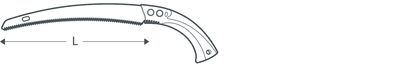 Crown 12" Pruning Saw ( Lopping Saw ), 6T, SK5, 300mm; CPHSP-STB12_img_4