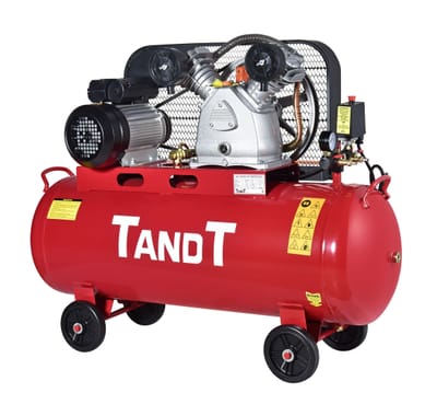 TANDT 100L Belt Air Compressor, 3HP, 8bar; Model : TTBA1002_img_0