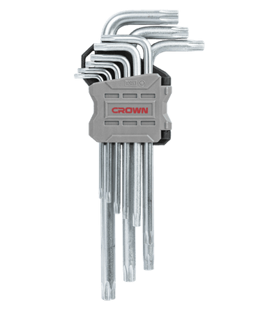 CROWN Professional 9pcs Short Torx Key Set ( Short | Long | Extra Long ), CR-V, Torx; CPHOK-TMAX09_img_4