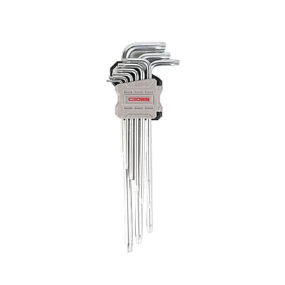 CROWN Professional 9pcs Short Torx Key Set ( Short | Long | Extra Long ), CR-V, Torx; CPHOK-TMAX09_img_7