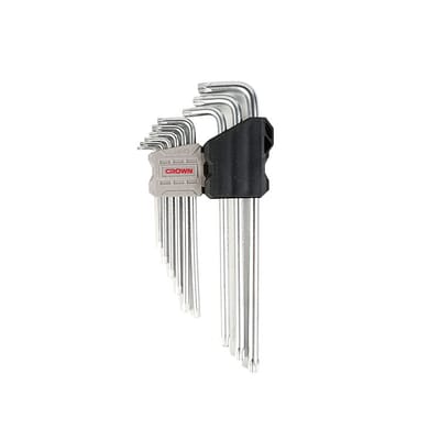 CROWN Professional 9pcs Short Torx Key Set ( Short | Long | Extra Long ), CR-V, Torx; CPHOK-TMAX09_img_8