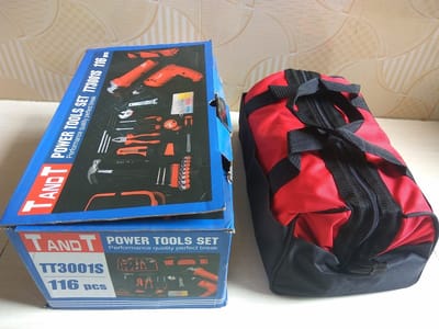 TANDT TT3001S Power Tools Set with 116 Pcs Hand Tools & Accessories; Model: TT3001S_img_1