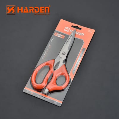 HARDEN Multi-Purpose Scissors 220mm Professional and Household Stainless Steel Scissors 570362_img_2