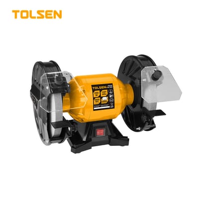 TOLSEN 79646 Bench Grinder 6", 150W, Heavy Duty 2-Stone Bench Grinder Machine, 150W; Model 79646_img_0