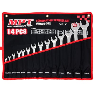 MPT 14pcs Combination Spanner Set, Cr-V, Mirror Polished; MHC05002_img_3