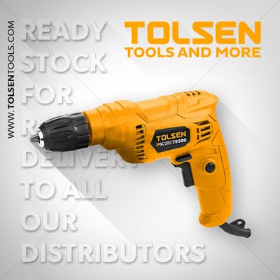 400W Electric Drill 10mm keyless chuck Model: 79500_img_1