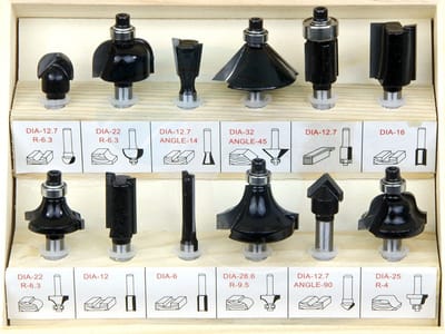 TOLSEN 75680 12Pcs Carbide Router Bits Set, 1/4" Shank, Professional Woodworking Set | Model: 75680_img_2