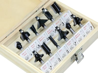 TOLSEN 75680 12Pcs Carbide Router Bits Set, 1/4" Shank, Professional Woodworking Set | Model: 75680_img_4