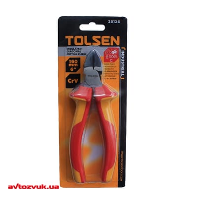 TOLSEN 6" VDE 1000V Insulated Diagonal Cutting Pliers Premium Series Model: V16036 | V38126_img_3