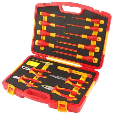 Tolsen VDE 1000V 15 pcs Insulated Hand Tools Set Model: V82115_img_0