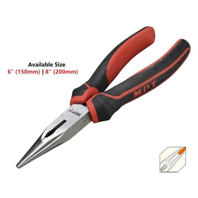 MPT Carbon Steel Long Nose Pliers ( 6" | 8" ); MHB01005-6 | MHB01005-8_img_0