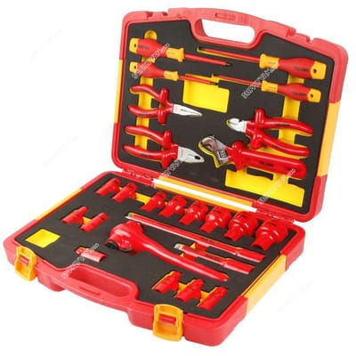 Tolsen VDE 1000V 25 pcs Insulated Hand Tools Set Model: V83825_img_0
