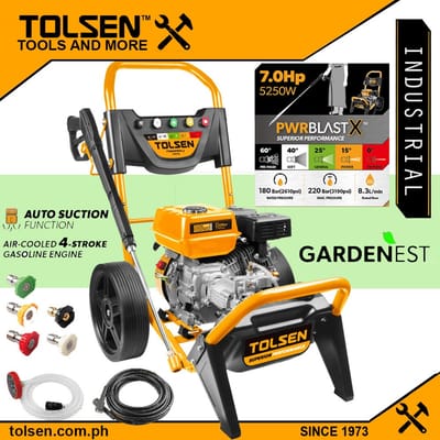TOLSEN 79576, 5250W High Pressure Washer Petrol 7HP; Model 79576_img_0