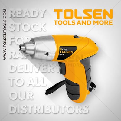 TOLSEN 79010 3.6V Cordless Screwdriver with charger and 24Pcs Accessories Model: 79010_img_2