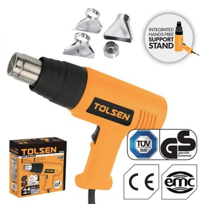 TOLSEN 79100, Hot Air Heat Machine 2000W Dryer w/ 4 accessories; Model: 79100_img_1