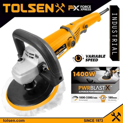 TOLSEN 88598, Angle Polisher, 180mm, Variable Speed 1400W; Model 88598_img_1