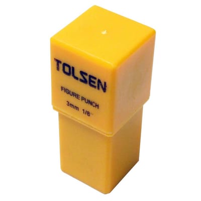TOLSEN 25094 9Pcs Steel Number Punch Set | 3mm | Hardened Carbon Steel | Sandblasted Finish | Model: 25094_img_3