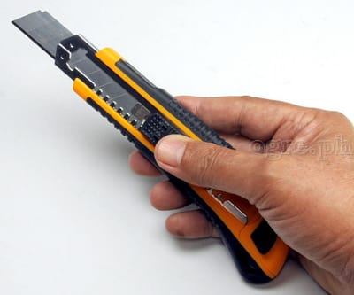 TOLSEN 30003 Industrial Snap-off Cutter | 18×100mm | ABS + TPR Case | 3 Blades Included | Flat Push Button | Model: 30003_img_4