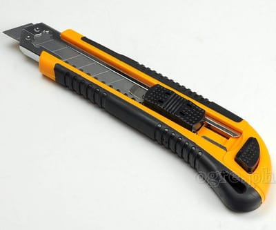 TOLSEN 30003 Industrial Snap-off Cutter | 18×100mm | ABS + TPR Case | 3 Blades Included | Flat Push Button | Model: 30003_img_6
