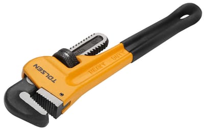 TOLSEN 10070 Pipe Wrench, 14" (350mm), Industrial Series, Dipped Handle, Max Clamping 50mm | Model: 10070_img_5