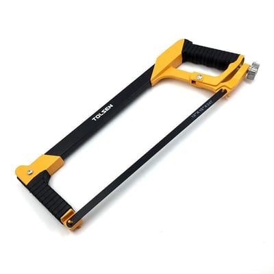 TOLSEN 30054 Hacksaw Frame | 12" (300mm) | Industrial | Square Lacquered Steel Tube | Aluminium & TPR Handle | Includes Saw Blade | Model: 30054_img_3