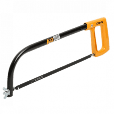TOLSEN 30053 Hacksaw Frame | 12" (300mm) | Round Lacquered Steel Tube | Aluminium Handle | Includes 1 Free Saw Blade | Model: 30053_img_2