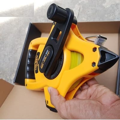 TOLSEN 35013 Steel Measuring Tape | 100ft (30m) | Metric & Inch | 4:1 Fast Rewind | Ergonomic Handle | Model: 35013_img_3