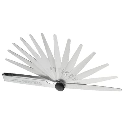 TOLSEN 35044 Feeler Gauges, 13 Blades, 0.05-1.00mm, 100mm Length, Chrome Plated Case | Model: 35044_img_3