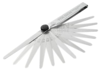 TOLSEN 35044 Feeler Gauges, 13 Blades, 0.05-1.00mm, 100mm Length, Chrome Plated Case | Model: 35044_img_4