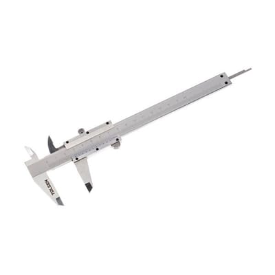 TOLSEN 35048 6" Steel Analog Vernier Caliper | 0-150mm | Accuracy 0.05mm | Carbon Steel | Chrome Plated | Four-Way Measurement | Hard Case | Model: 35048_img_2