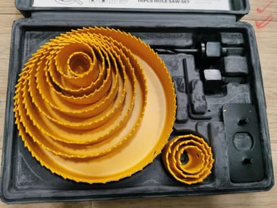 TOLSEN 75867 16Pcs Hole Saw Set Drill Bit Kits for Plywood Drywall Wood Plastic 75867_img_2
