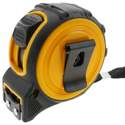 TOLSEN 36002 Measuring Tape, 3m (10ft), Metric & Inch, Magnetic Hook, ABS/TPR Case, Industrial | Model: 36002_img_2