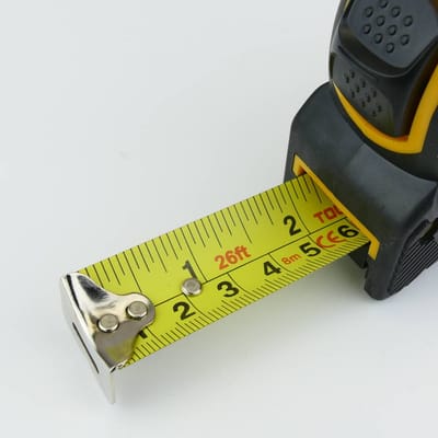 TOLSEN 36005 Measuring Tape, 8m (26ft), Metric & Inch, Magnetic Hook, ABS/TPR Case, Industrial | Model: 36005_img_4