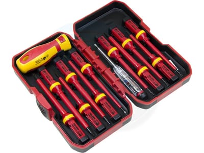 Tolsen 13pcs Interchangeable VDE 1000V Power Insulated Screwdriver Set Model: 38016_img_3
