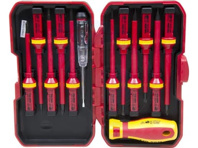 Tolsen 13pcs Interchangeable VDE 1000V Power Insulated Screwdriver Set Model: 38016_img_4