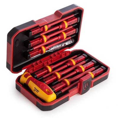 Tolsen 13pcs Interchangeable VDE 1000V Power Insulated Screwdriver Set Model: 38016_img_5