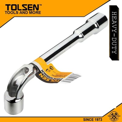 TOLSEN 19mm Dual Heads L-Type Wrench High Strength Metal Model: 15098_img_0