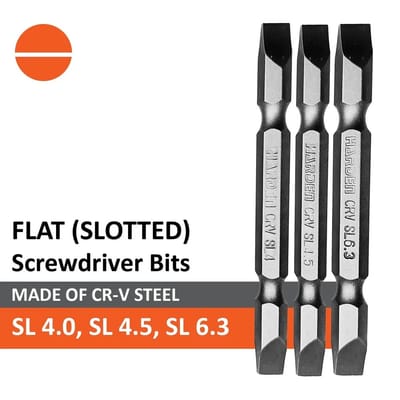HARDEN 9pcs Magnetic Screwdriver Bit Set – Double-Sided Slotted, Phillips & Pozi Tips; 550601_img_1