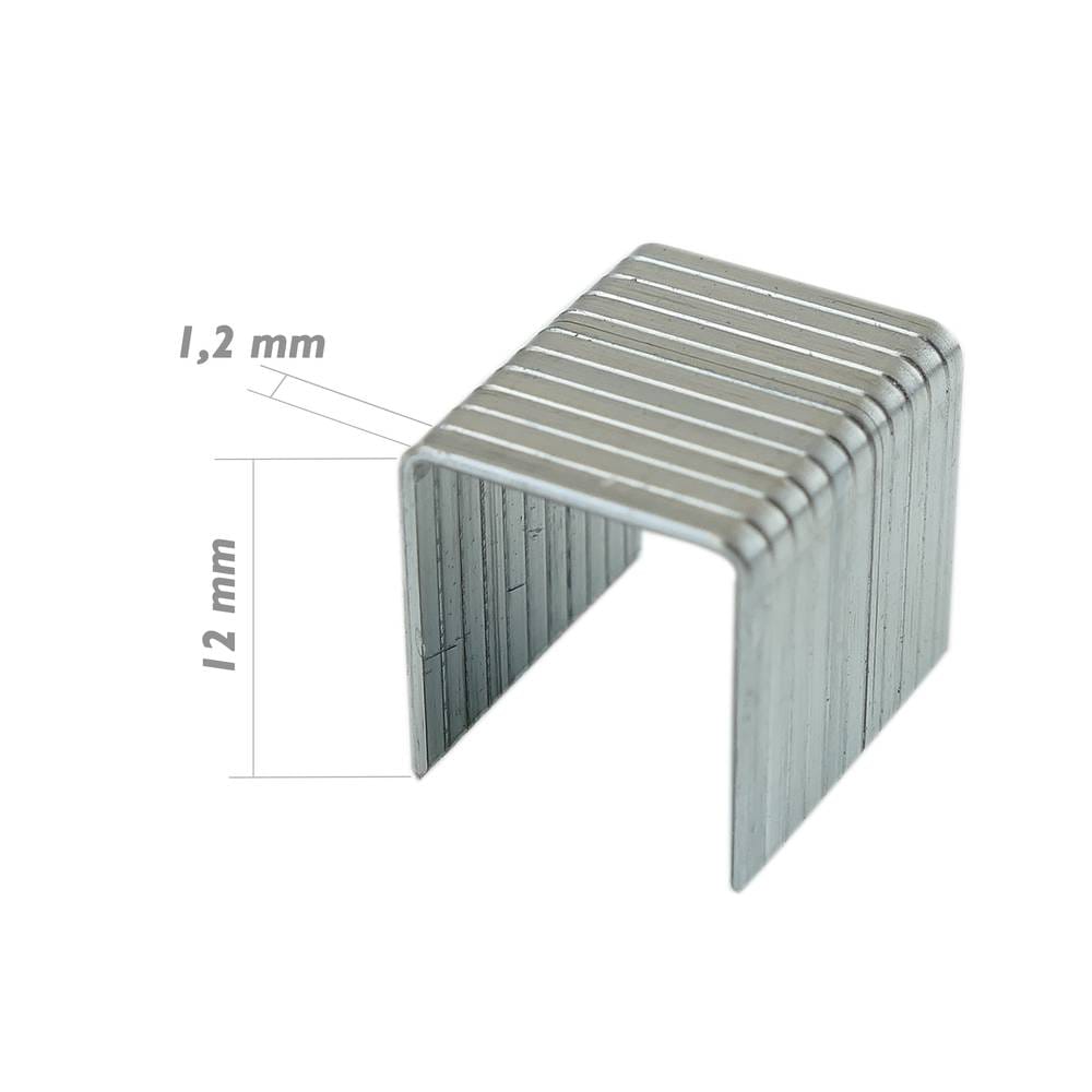 TOLSEN 43030 Staples Wire Refill | 1.2 × 12mm | 1000pcs | Compatible with TOLSEN 43021 Staple Gun | Model: 43030
