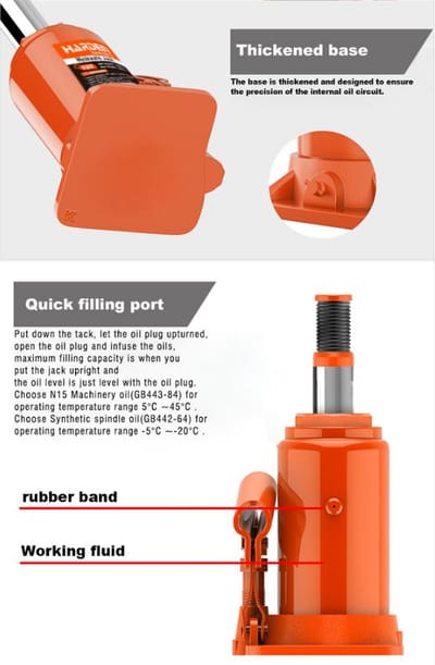 HARDEN Hydraulic Bottle Jack( 2 Ton | 3 Ton | 5 Ton | 10 Ton | 50 Ton ), Heavy Duty Car & Truck Lifting Jack; 730102_img_3